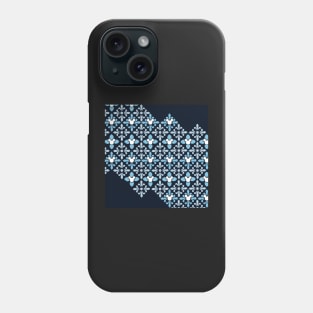 Indigo Hidden Character Pattern Phone Case