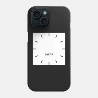 BASTIA Time Zone Wall clock Phone Case