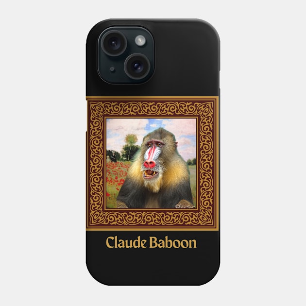 Claude Baboon Phone Case by Artsy Y'all