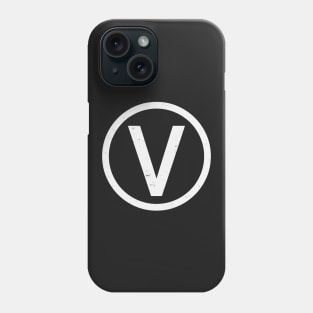 Distressed Vegan Symbol Phone Case