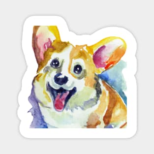 Pembroke Welsh Corgi Watercolor - Gift For Dog Lovers Magnet