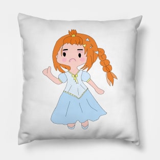 blue dress Pillow