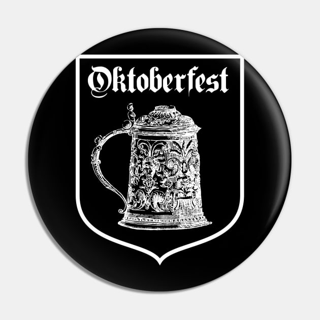 Beer Stein Drawing, Oktoberfest Pin by cartogram