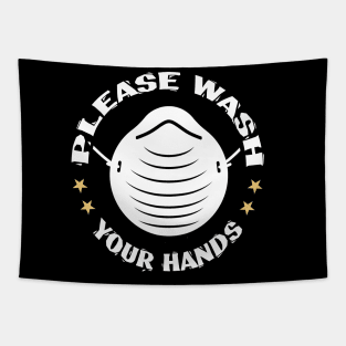 Please Wash Your Hands Tapestry