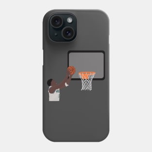 Anthony edwars puts the ball in the basket Phone Case