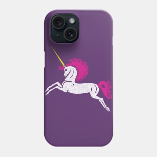 Vintage Retro Pretty Pink Princess Unicorn Phone Case