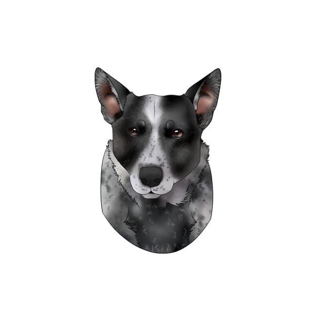 Cattle Dog by Blacklightco