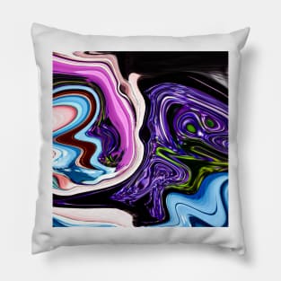 Abstract Liquid Art Pillow