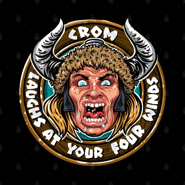 Crom Laughs at Your Four Winds by itsbillmain