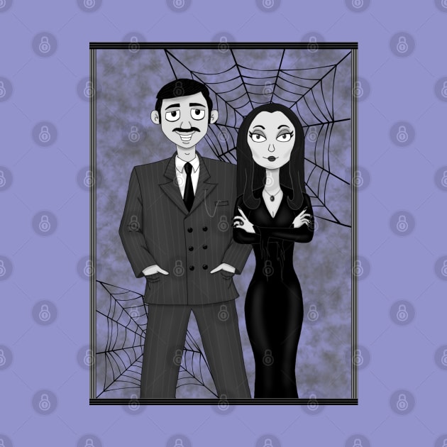 Gomez and Morticia Addams by Beck’s Randoms