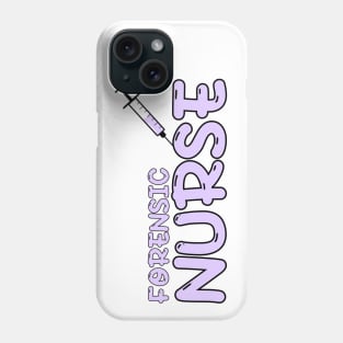 Forensic Nurse Purple Phone Case