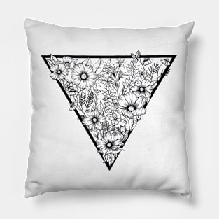 Triangle flowers Pillow