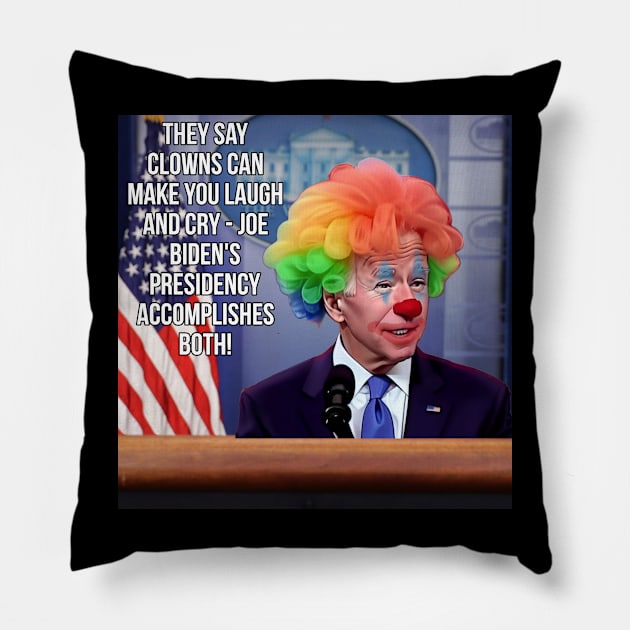 Clowns Joe biden Pillow by Big Trumpin inc