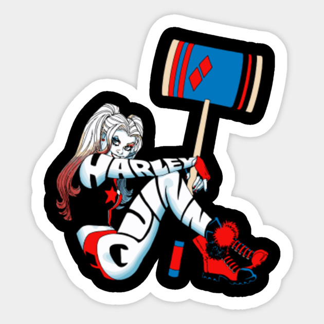 harley quinn harley quinn sticker teepublic