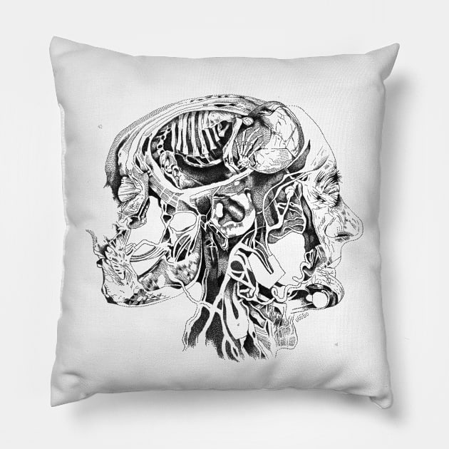 Anatomical Deconstruction Pillow by U666O