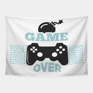 Game Over Gamer Tapestry