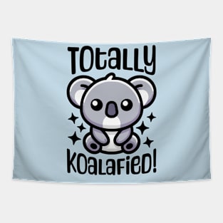 Totally Koalafied! Cute Koala Pun Tapestry