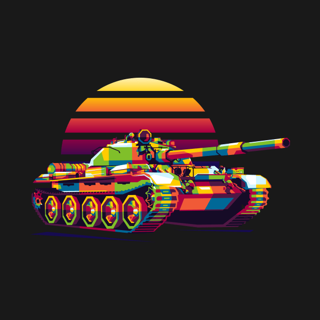 T-62 MBT by wpaprint