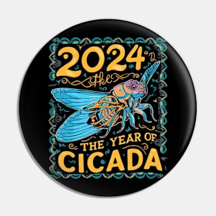 2024 The Year Of Cicada, Celebrate Cicada Emergence, Pin