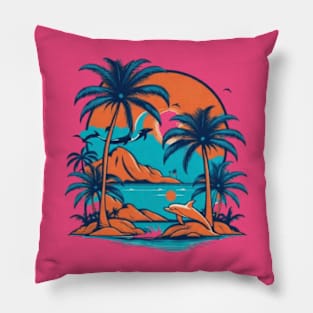 tropical island gift ideas Pillow