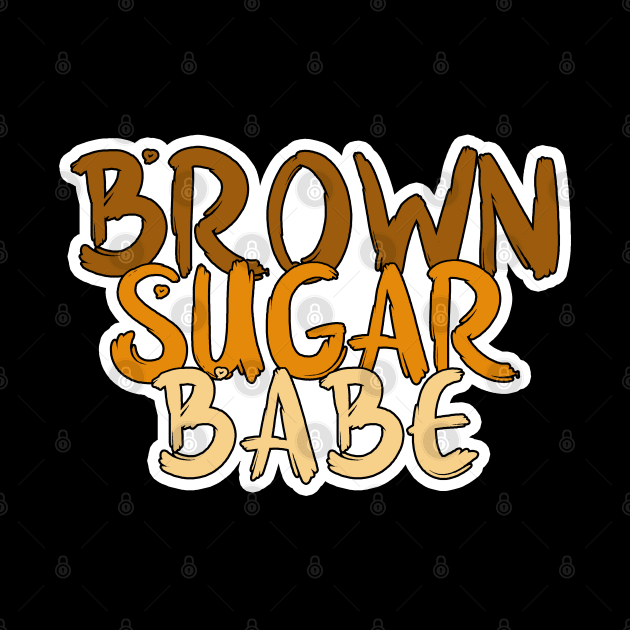 Brown Sugar Babe Proud Black African by threefngrs