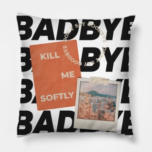 BAD BYE BLACK (MONO COLLECTION/BTS) Pillow