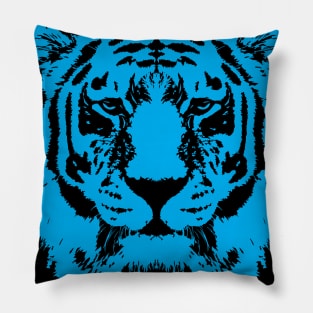 Blue Tiger Pillow