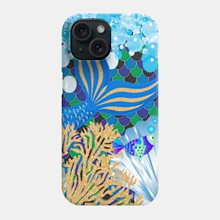 Blue Mermaid Phone Case