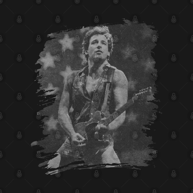 Bruce springsteen // Retro poster by Degiab