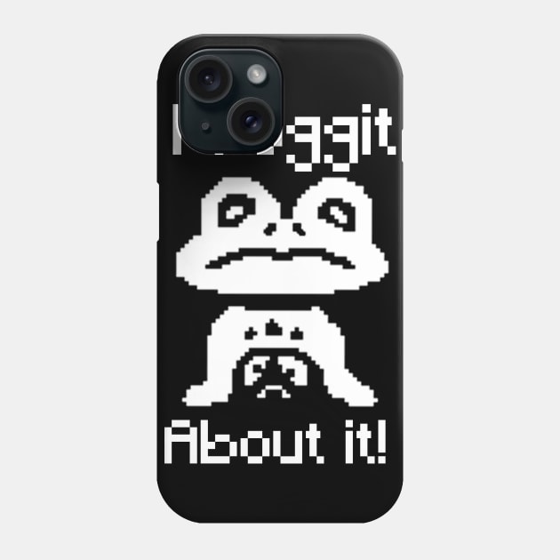 "Froggit about it" Undertale tee Phone Case by ControllerGeek