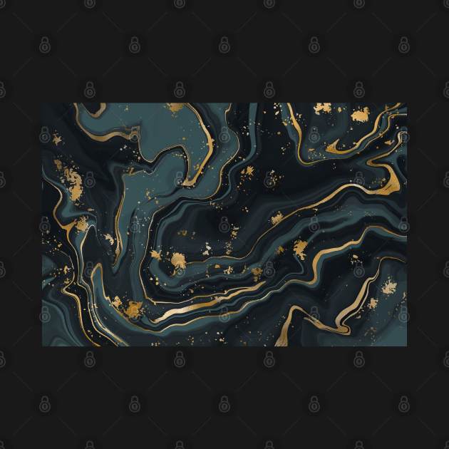 elegant marble with gold foil by Erekjo