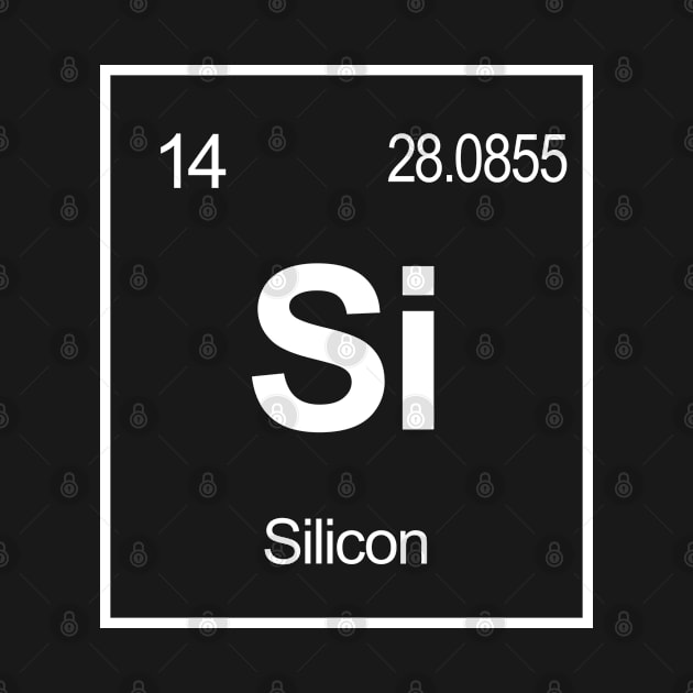 Si Element of Silicon - Periodic Table Elements - Silicon by Mash92