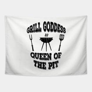 Grill Goddess Queen Of The Pit // Black Tapestry