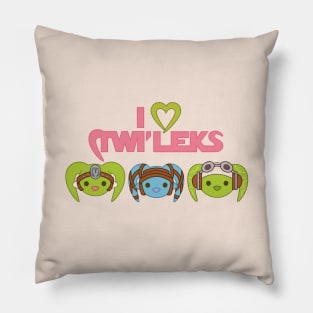 I Love Twi'Leks Pillow