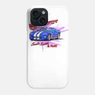 Dodge Viper - 'Snake, Rattle, & Roll!' Phone Case