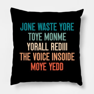 Jone Waste Yore Toye Monme Yorall  Rediii Pillow