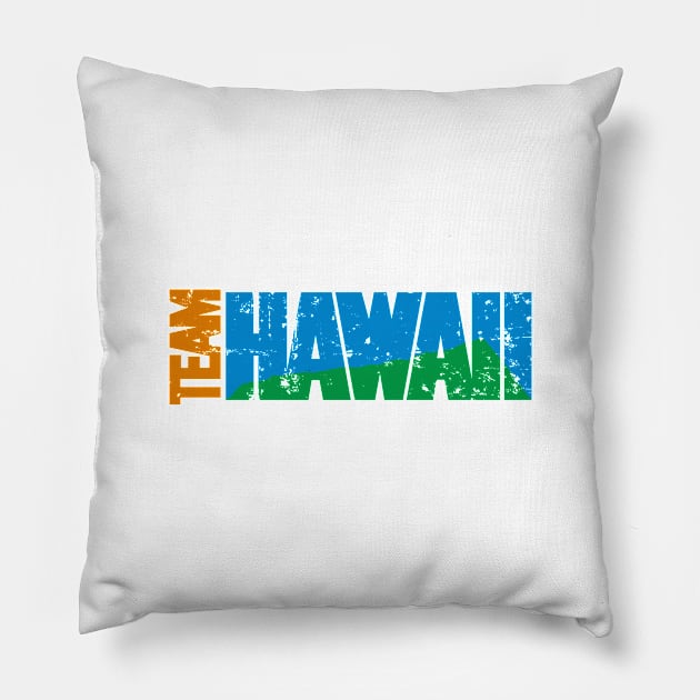 1977 Team Hawaii Vintage Soccer Pillow by ryanjaycruz