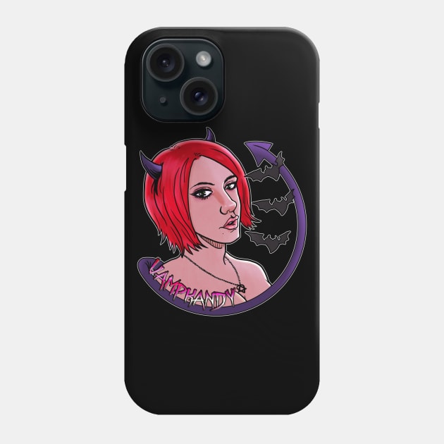 Vamp She-Devil Phone Case by VampKandy