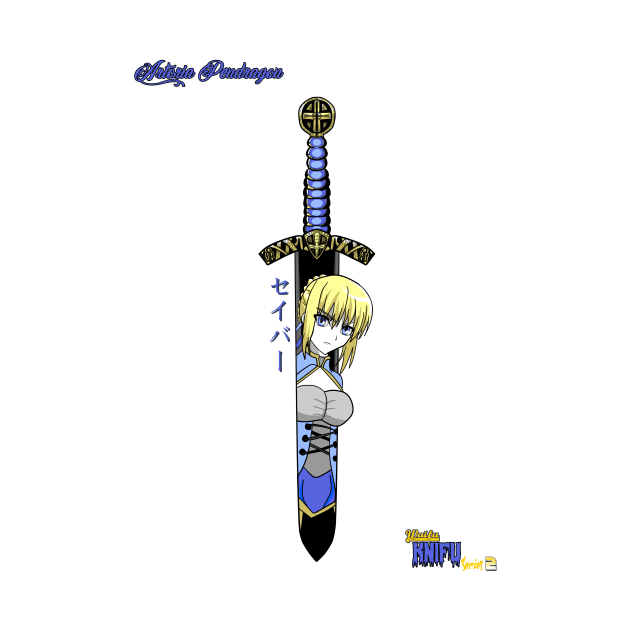 Waifu Knifu: Saber by Pal3blood