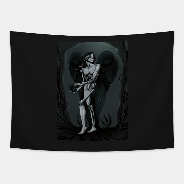 Angel of Death Tapestry by ddraw