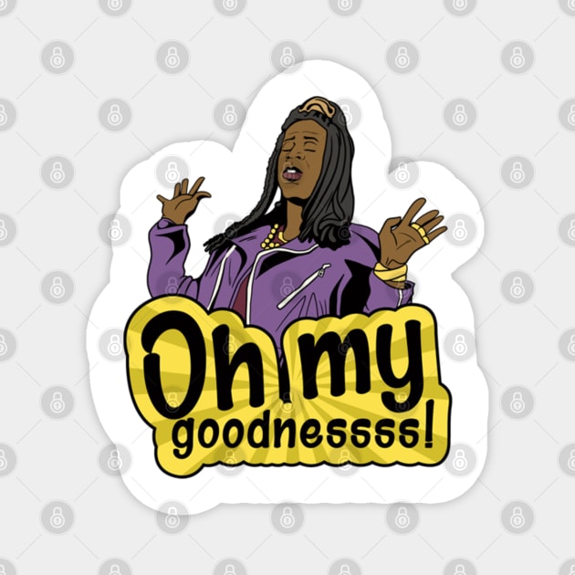 90s sitcom Sheneneh Jenkins Magnet by Planet of Tees