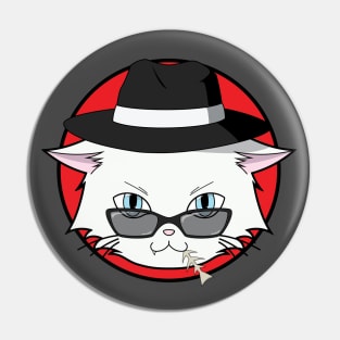 The Mafia Cat Pin