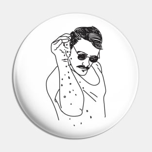 Salt Bae Meme Art Pin