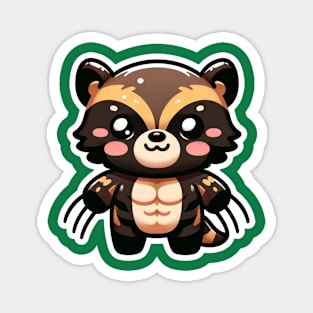 Kawaii Wolverine Magnet