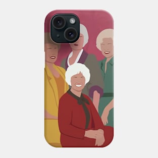 Golden Girls Sitcom Minimalist Art Phone Case