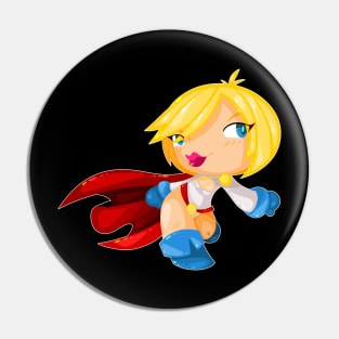 Power Girl Pin