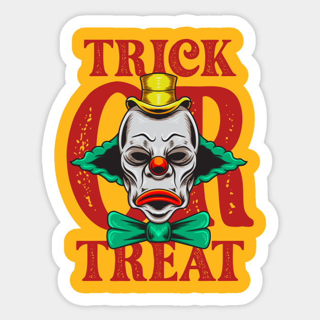 Halloween Clown 1.3 Trick or Treat - Clown - Sticker