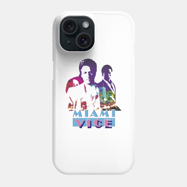 Miami Vice Crockett And Tubbs Phone Case by fauzifilaone