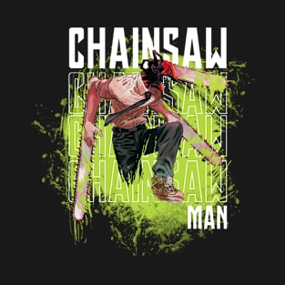 Graffiti Style Anime Poster | Chainsaw Man T-Shirt