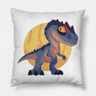 Colorful Dino Pillow